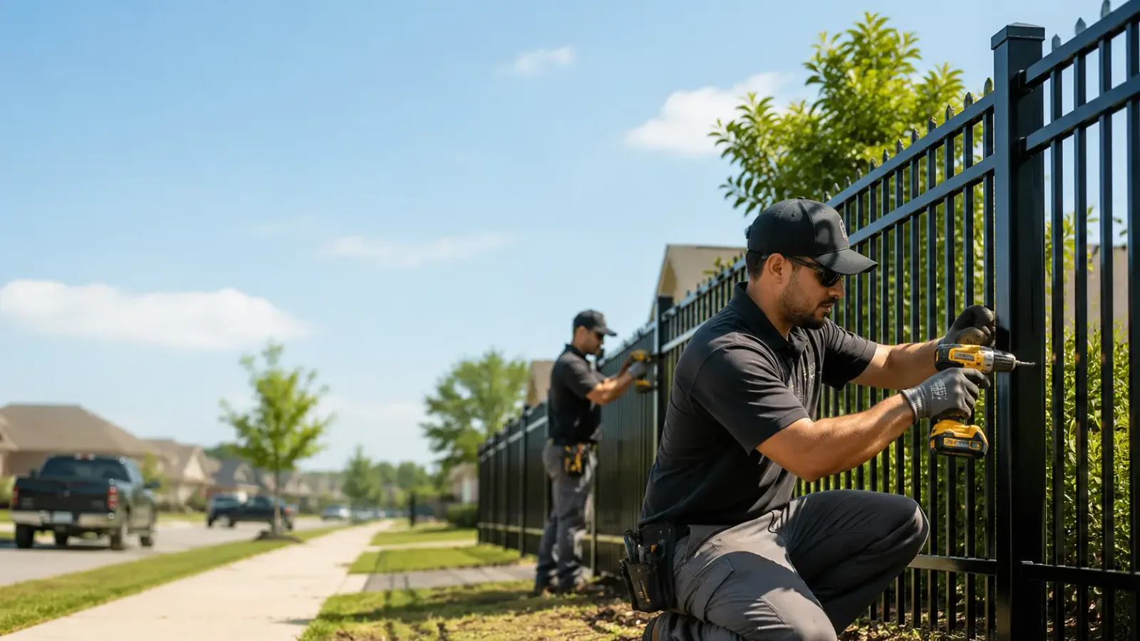 Metal Fence Installation in Tipp City, OH